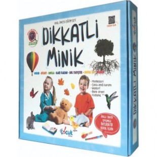 Dikkatli Minik Okul Öncesi Eğitim Seti ( 3 YAŞ  ) 