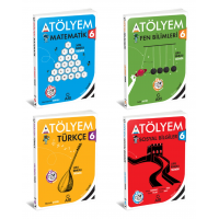 6 Sınıf Matematik Fen Türkçe Sosyal Akıllı Atölyem Seti 4 Kitap