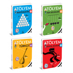 6 Sınıf Matematik Fen Türkçe Sosyal Akıllı Atölyem Seti 4 Kitap