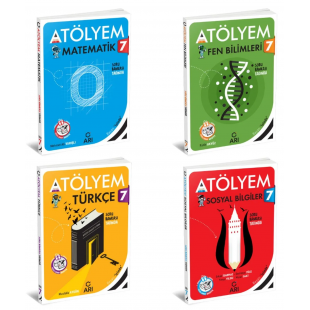 7 Sınıf Matematik Fen Türkçe Sosyal Akıllı Atölyem Seti 4 Kitap