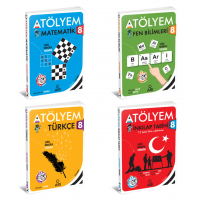 8 Sınıf Matematik Fen Türkçe Sosyal Akıllı Atölyem Seti 4 Kitap 